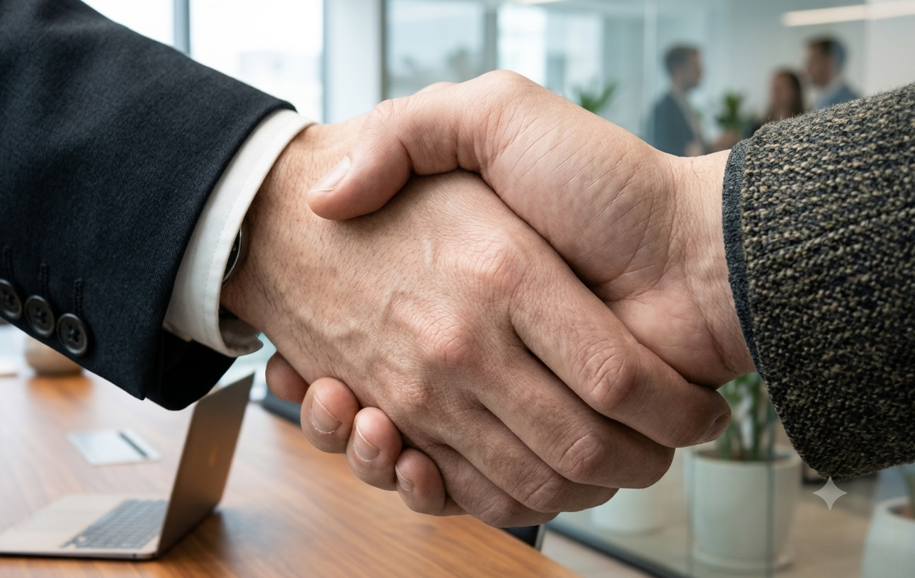 Professionelles Business-Meeting – strategisches Recruiting